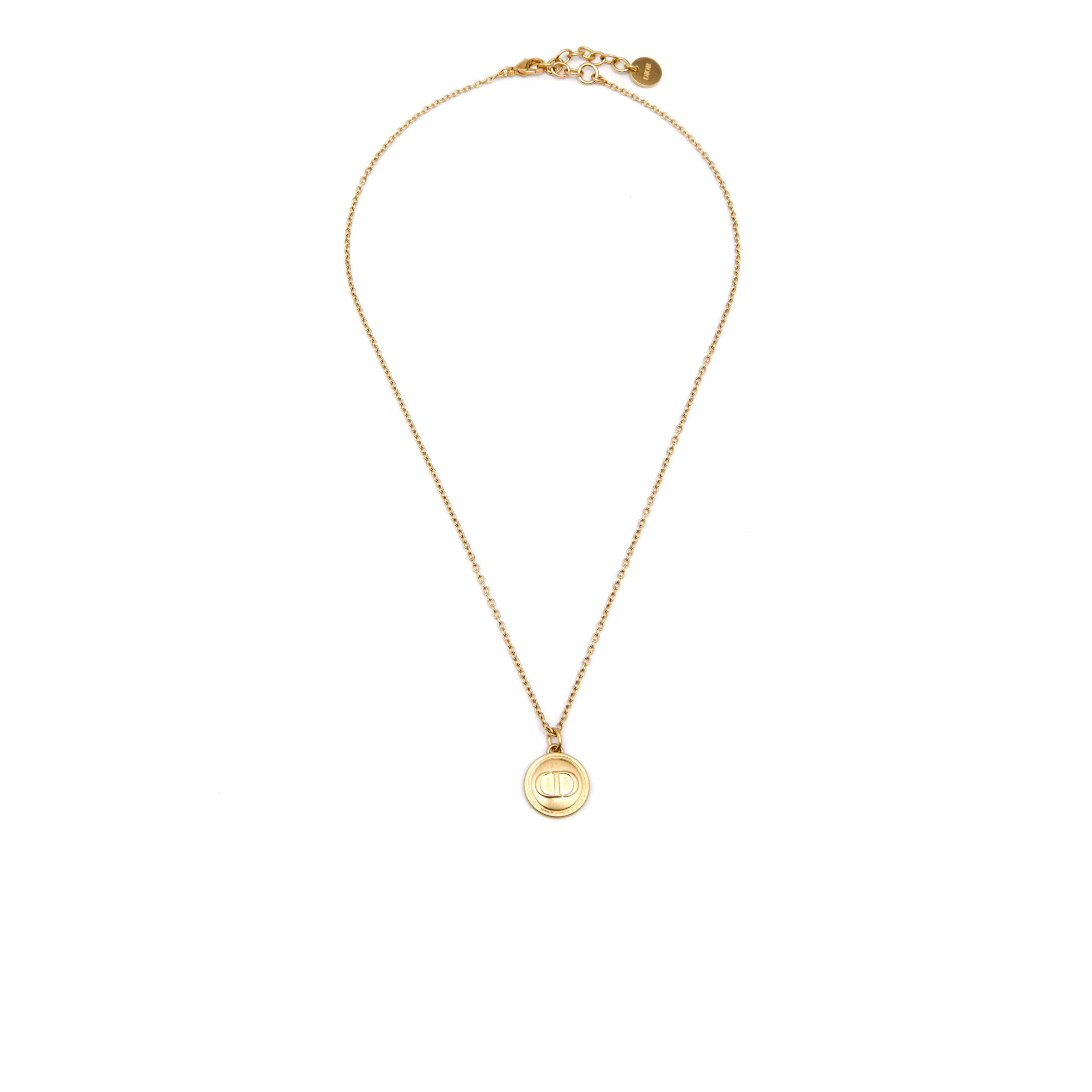 D*or metal cd logo necklace n1530ptcmt_d300